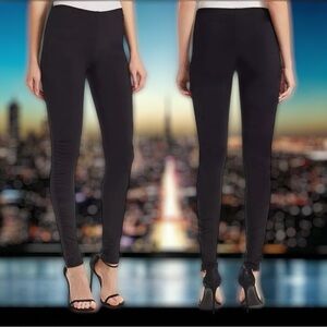 Cinq A Sept Essex Black Ruched Leggings Size XSmall